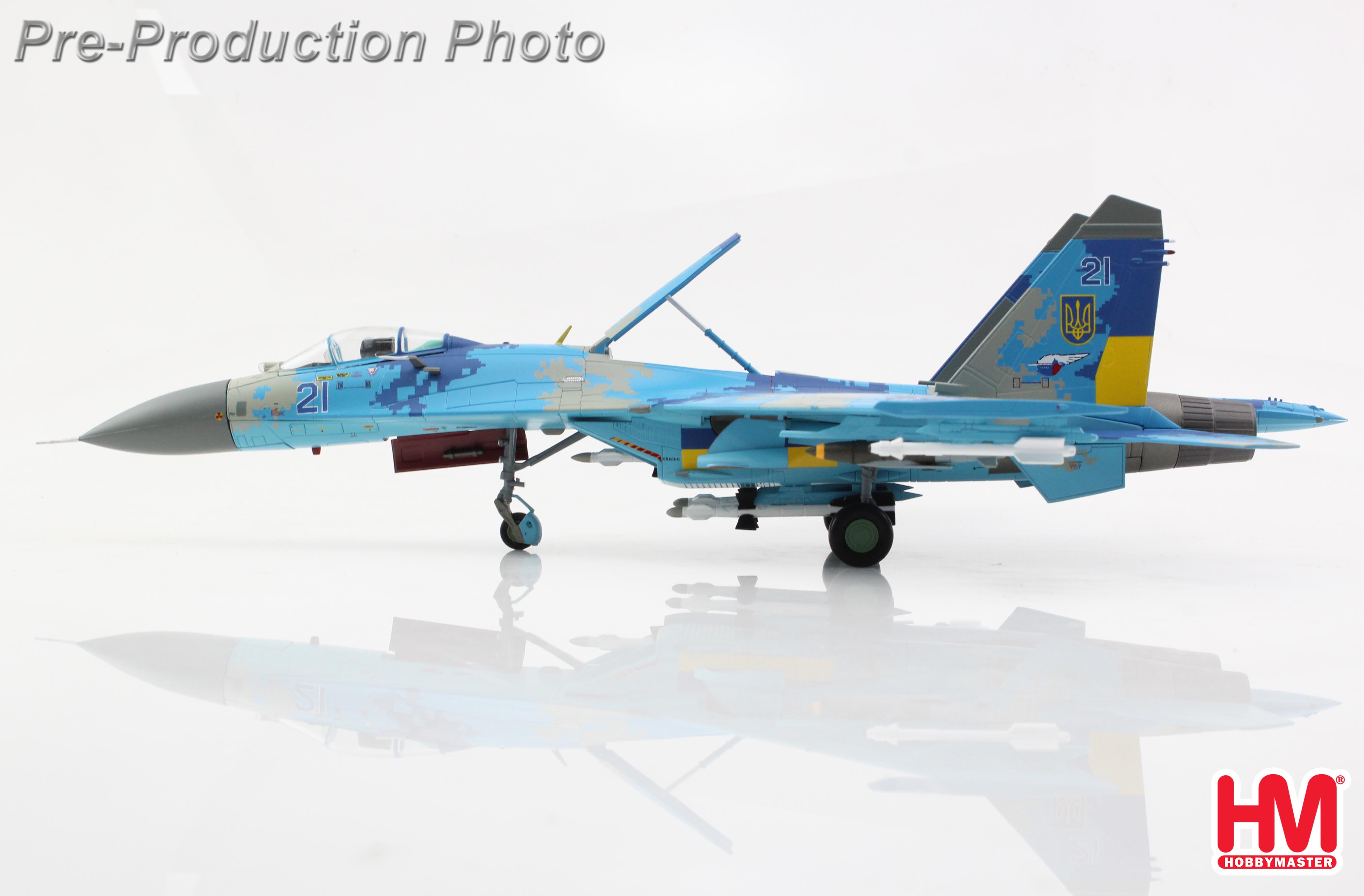 Su-27 Flanker B Blue 21, Ukrainian Air Force (with 2 x JDAM-Er